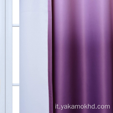 Tende Ombre viola per camera da letto